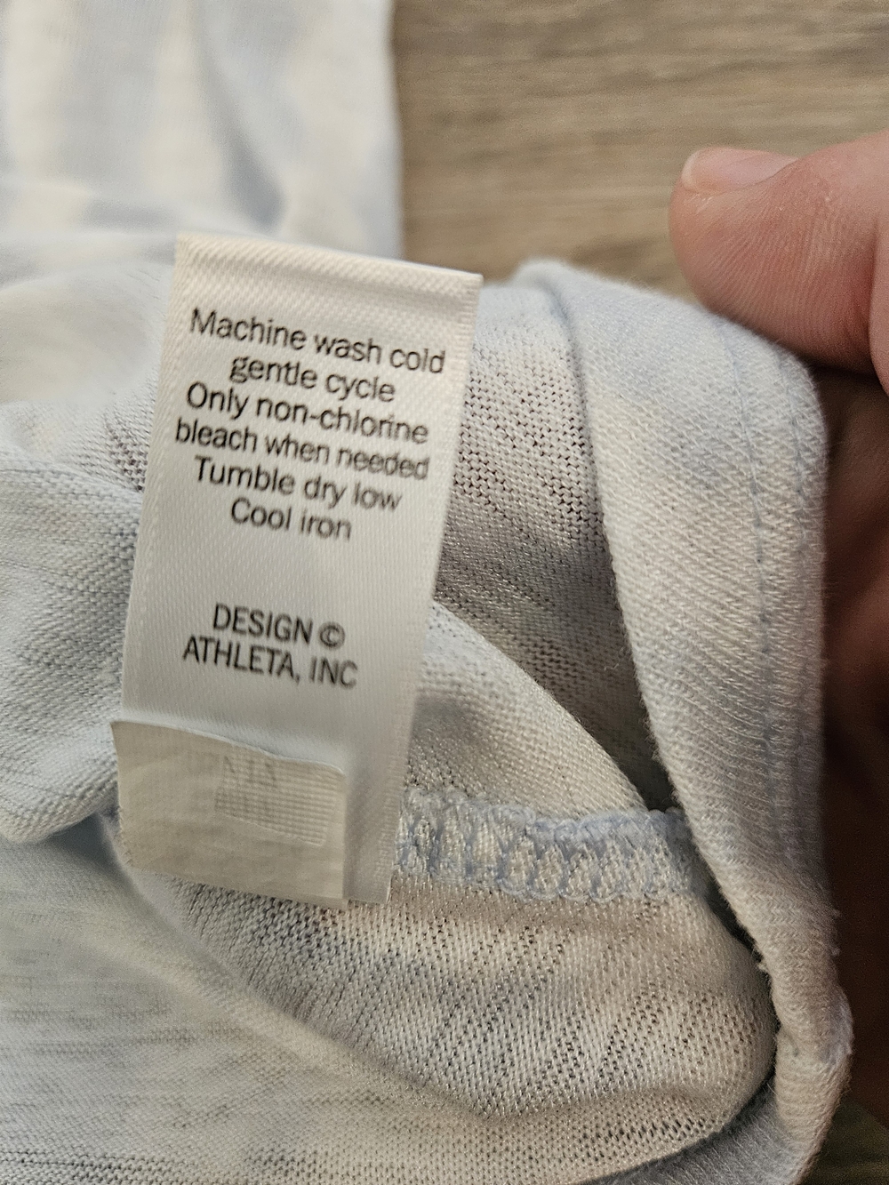 Athleta Light Blue Tie-Dye Sleeveless Tank Top Size Small - Picture 5 of 8